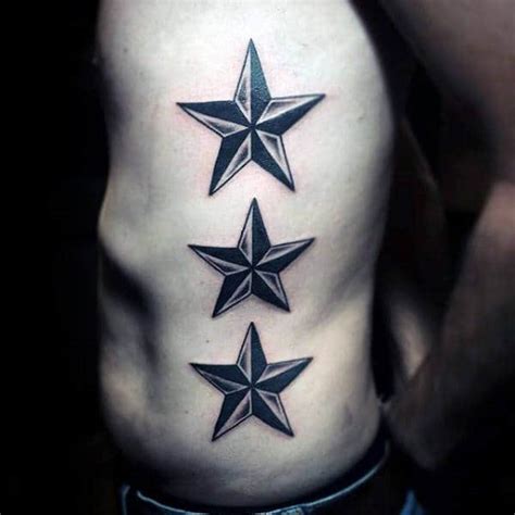 star tattoo designs male|nautical star tattoos for men.